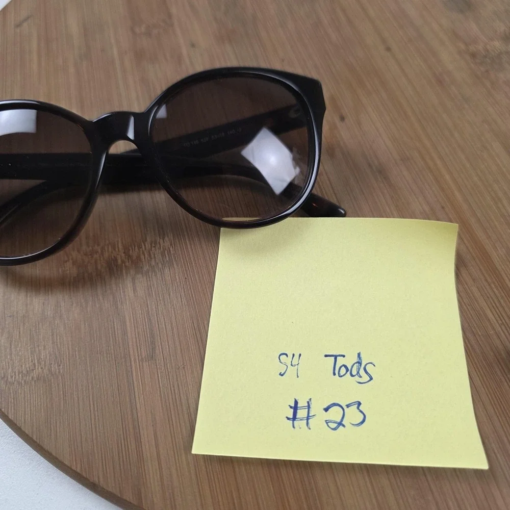 Tod's TO 146 52F Sunglasses Womens 53-18 Brown Tortoise Cat Eye Gradient Italy